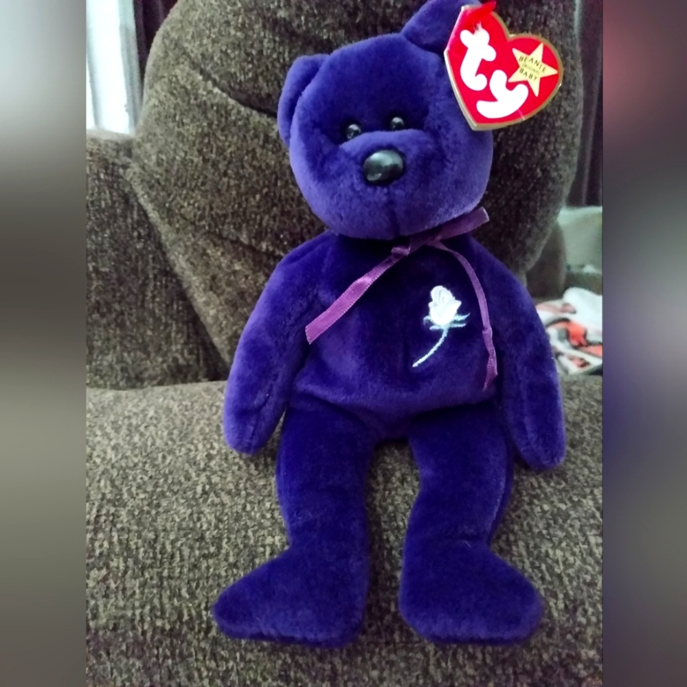 Princess Ty Beanie Baby 1997, purple